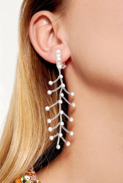Pendientes Julieta blanco opal · Joaquin Blanco