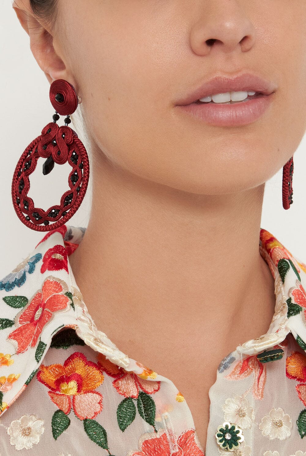 Pendientes Grana & Azabache Earrings Musula Jewelry 