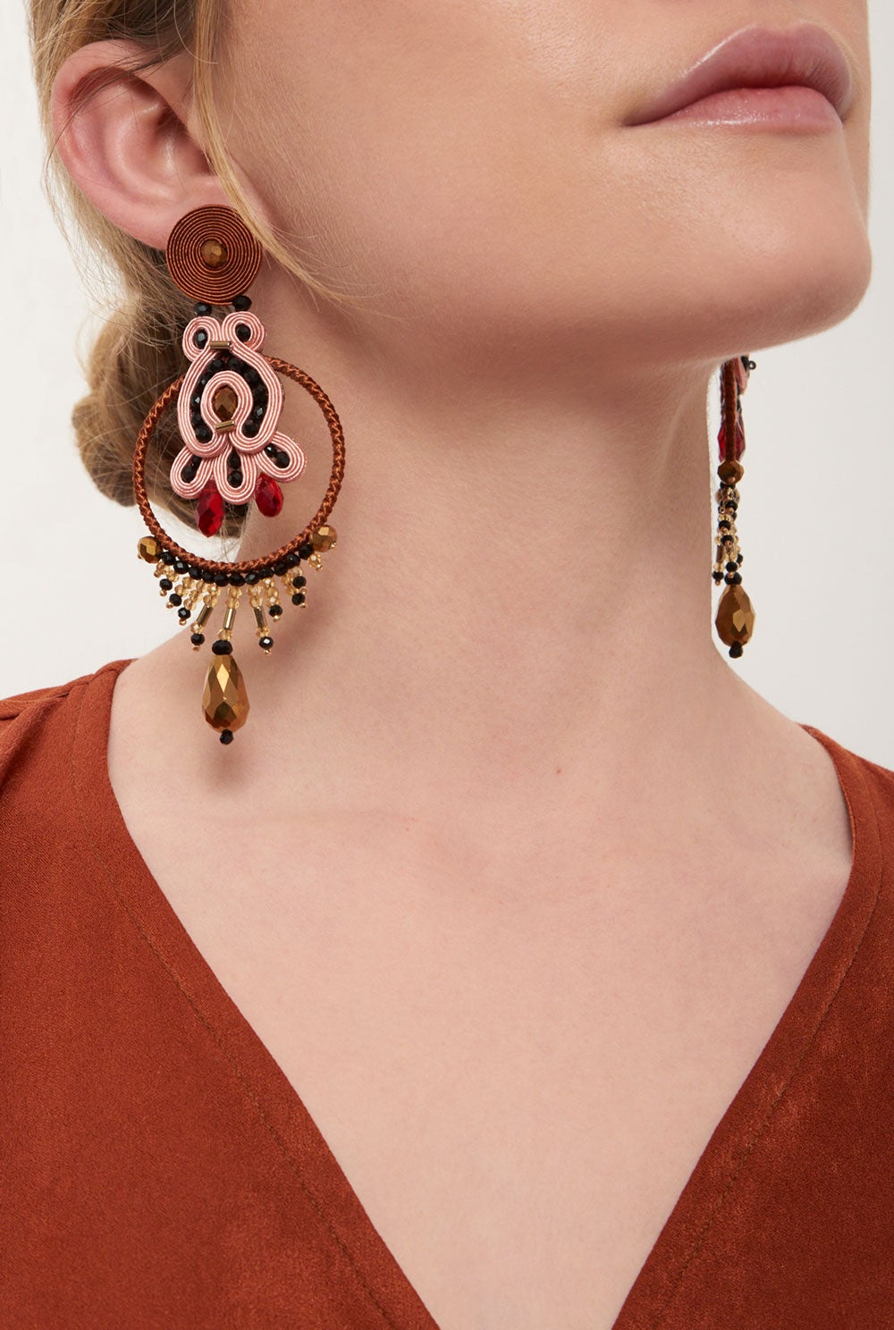 Pendientes Saint-Honoré Fraise earring Musula Jewels 