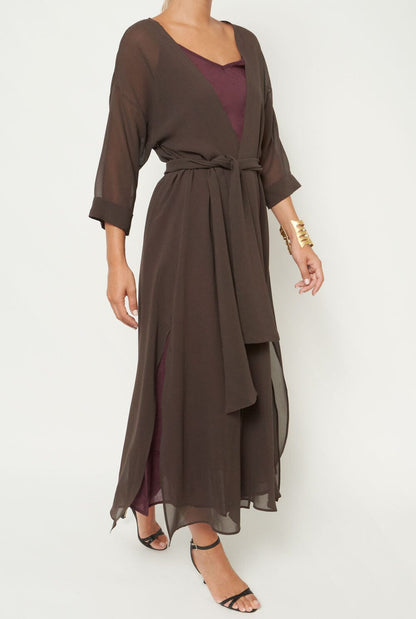 Persefone overdress brown Capes & shawls Atelier Aletheia 
