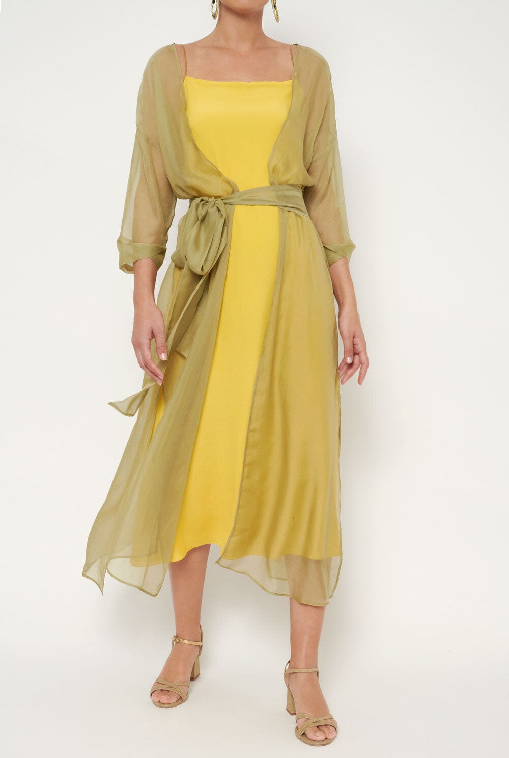Persefone overdress green Capes & shawls Atelier Aletheia 