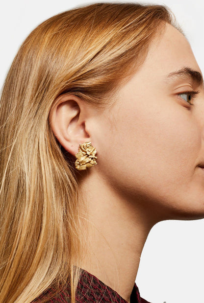 Petra earrings in gold Earrings Mikana 