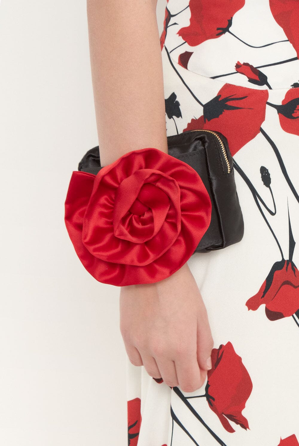 Pulseta bag Rose Black & Red Hand bags Celina Martin 