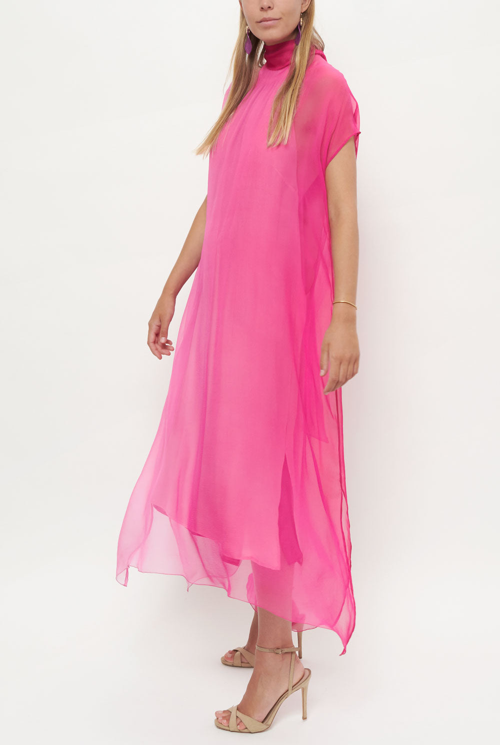 Semi-transparent pink overdress Dresses Atelier Aletheia 