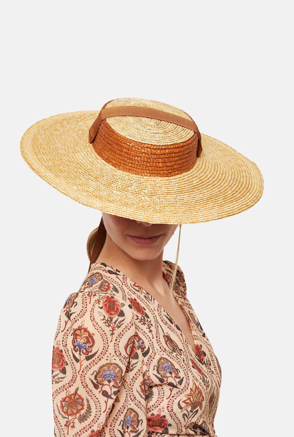 Sombrero Cordobés Natural - Exclusive for ES Fascinante headpiece Zahati 