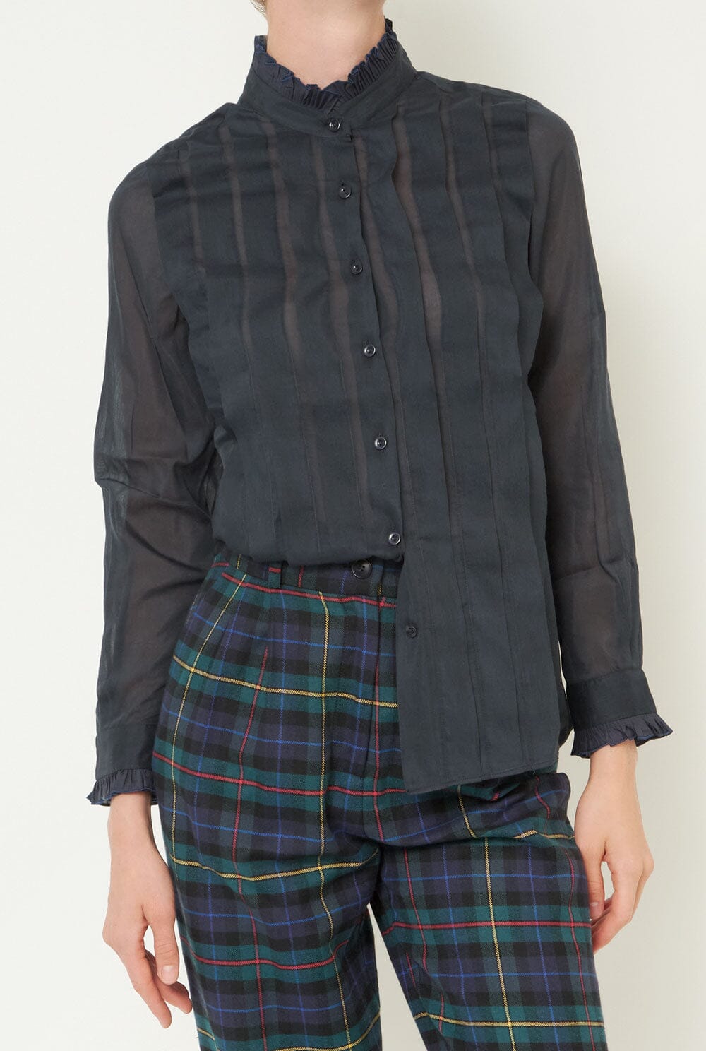 Sophie Navy Blouse Shirts & blouses Kolonaki 