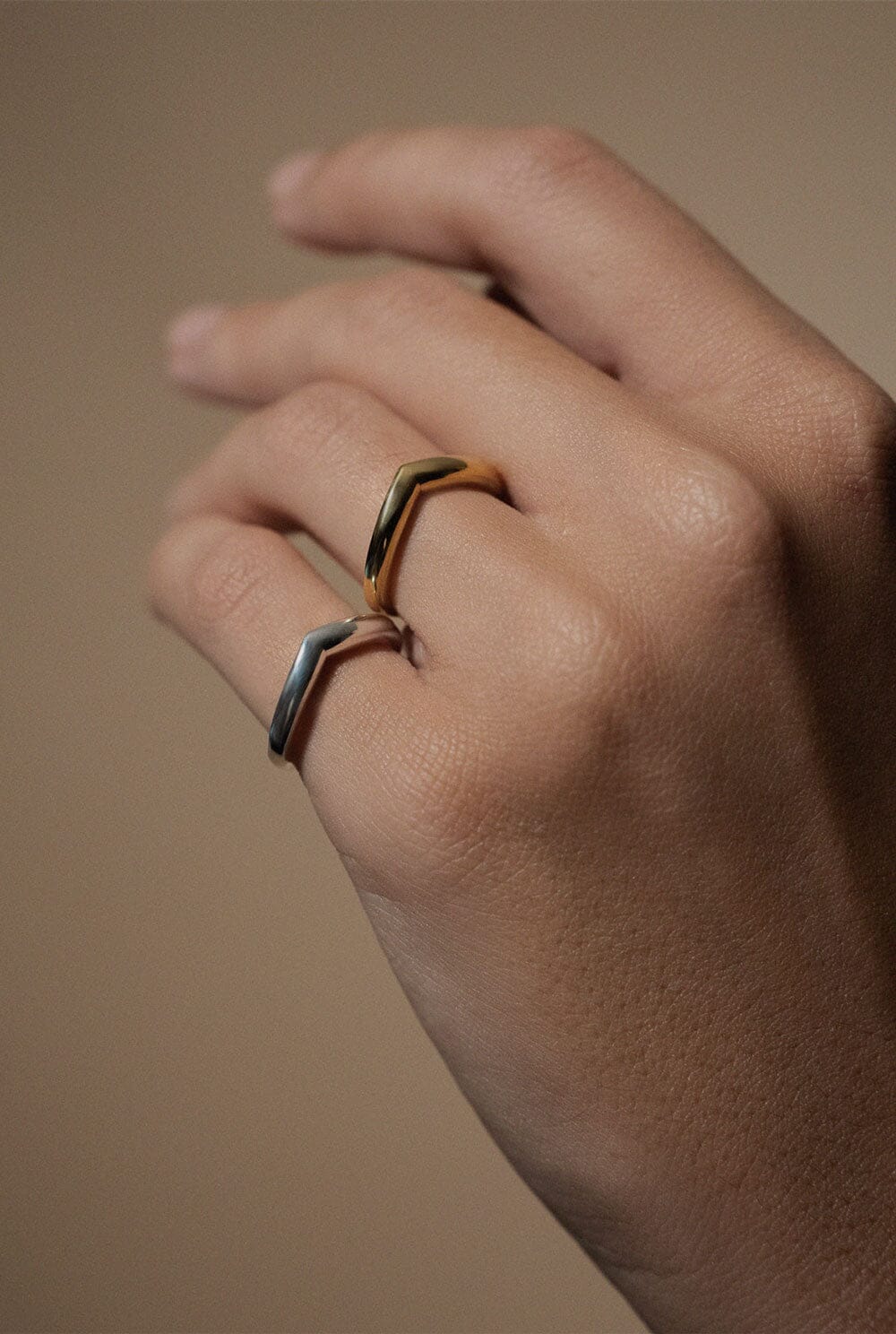 The arrow ring gold Rings Crusset 