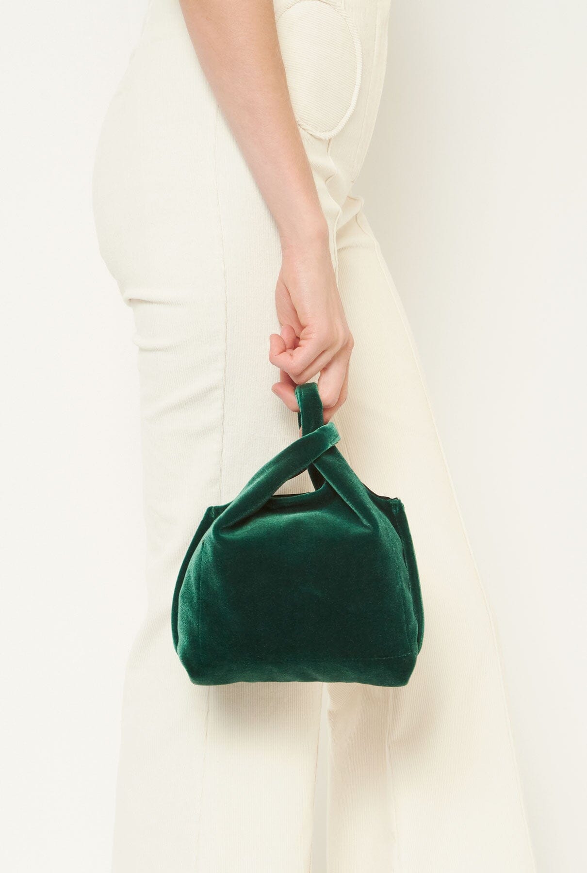 The Baby Julia Bag NEW VELVET - Color BOSQUE Hand bags The Bag Lab 