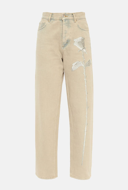 THE BEIGE ROSE JEANS LIMITED EDITION Trousers Ynes Suelves 