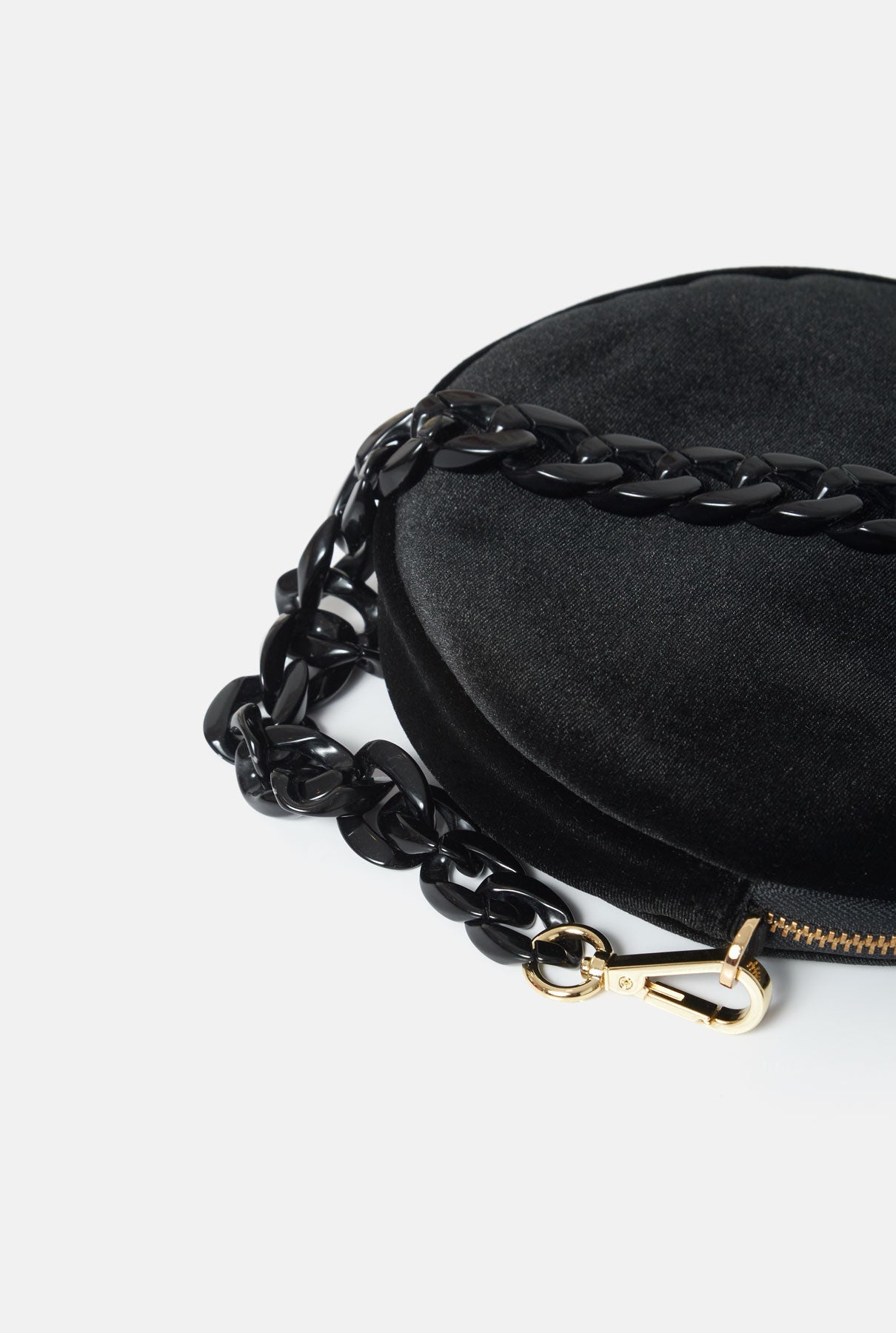 KHAN SAHAB 's Women's Round Crossbody Circle Purse Clutch Handbag Zipper  Leather Flower Shoulder Bag with Tassel (BLACK) : Amazon.in: Fashion