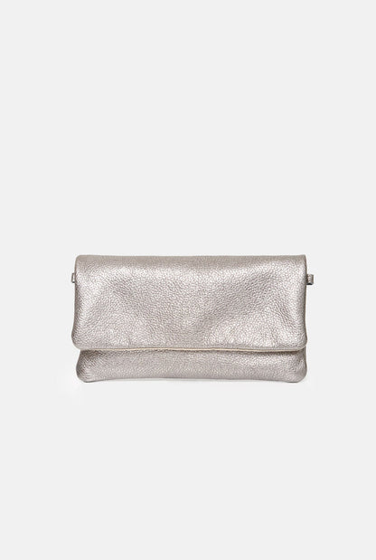 The sara leather silver bag Crossbody bags The Bag Lab 
