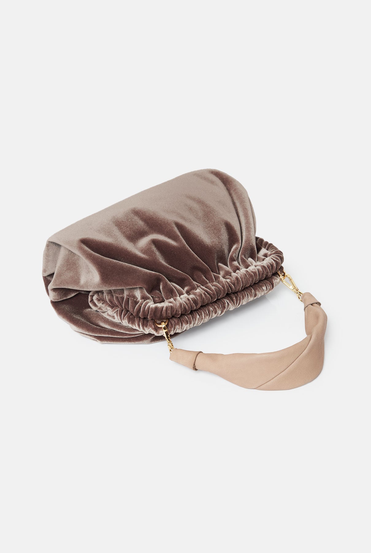 The Zumaia bag new velvet topo Mini bags The Bag Lab 