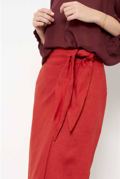 Tiagua Skirt Red Skirts Alava Brand 