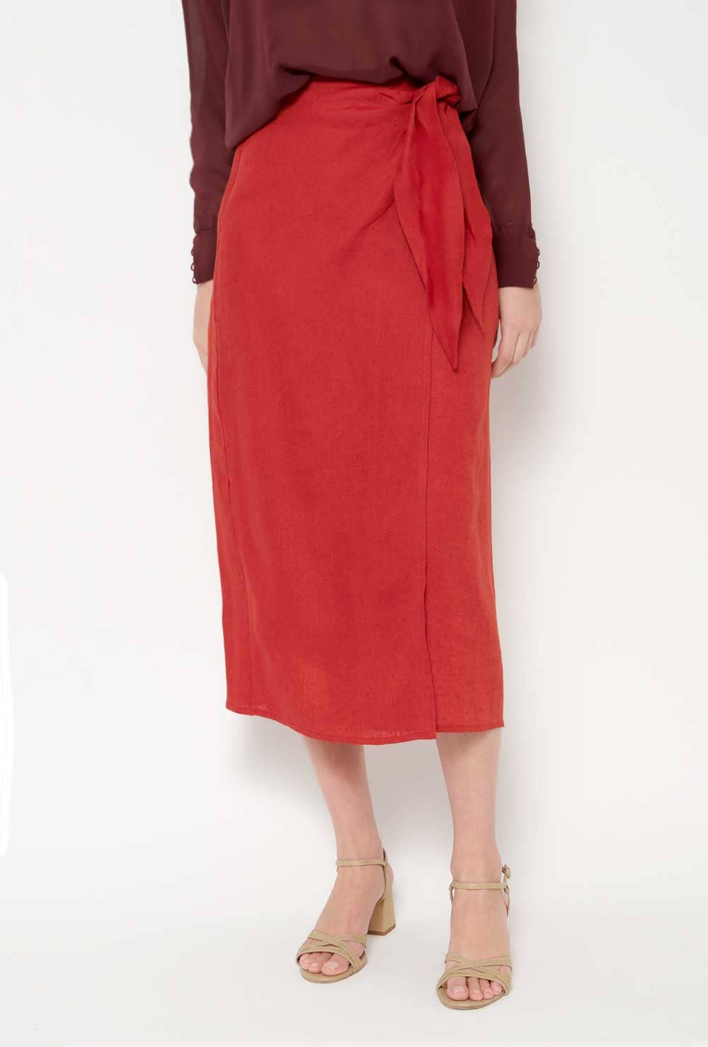 Tiagua Skirt Red Skirts Alava Brand 