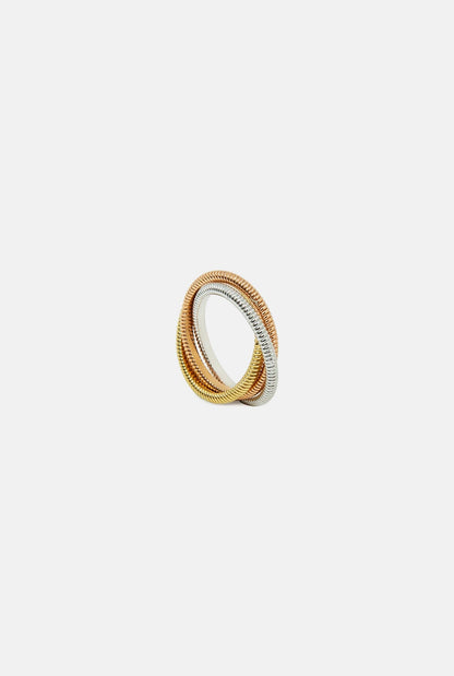 Tricolor ring Rings Leandra Studio 