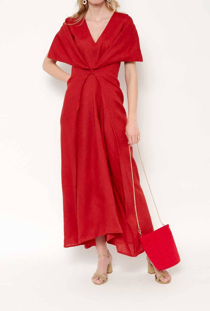 Uga Dress Red Dresses Alava Brand 