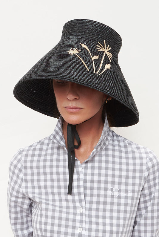 Ula bordado flores Sombreros Nana Golmar 