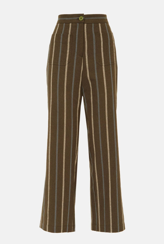 Upton Brown Trousers Trousers Kolonaki 