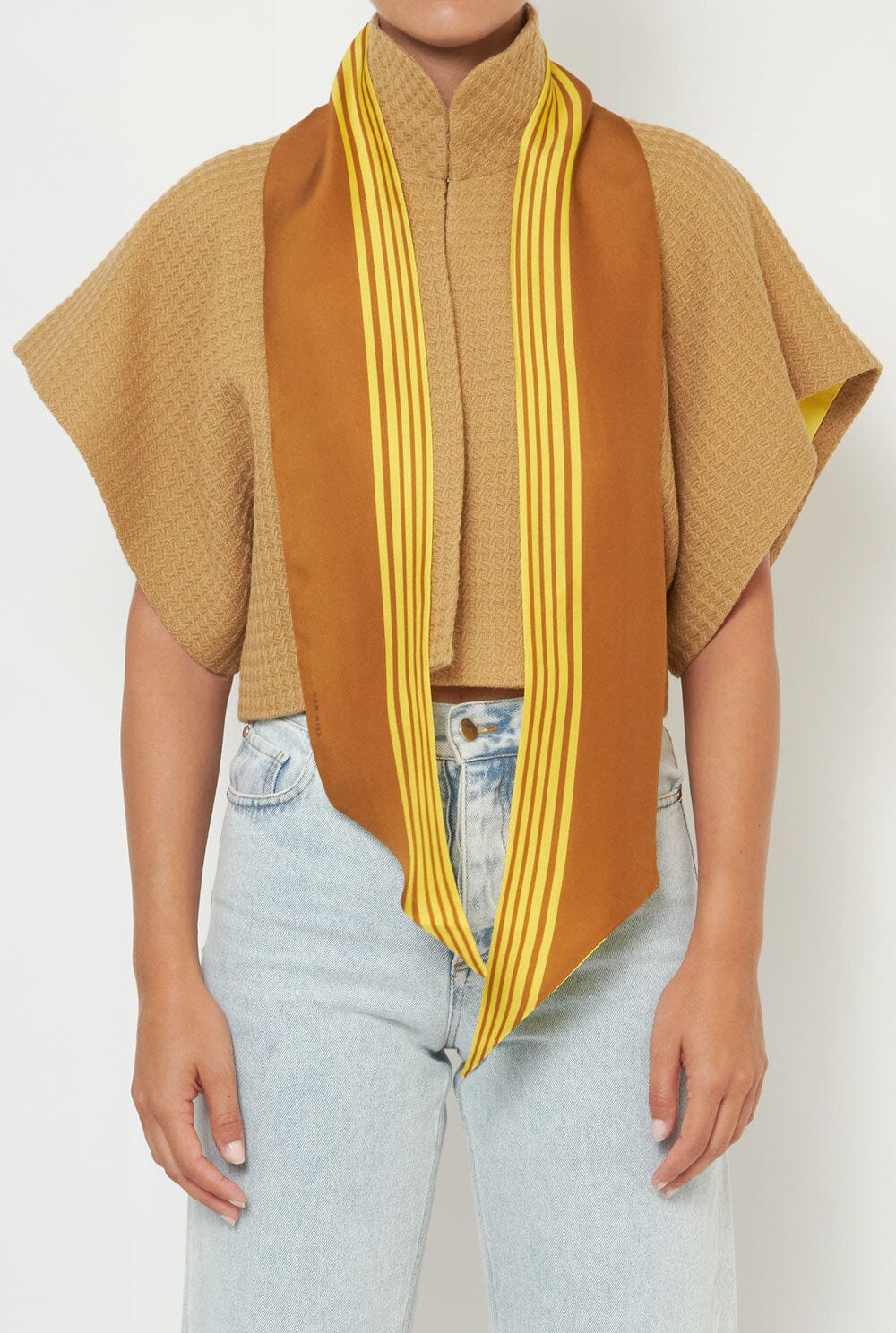 Vero Stripe - limon Foulards & Scarves Van Hise 