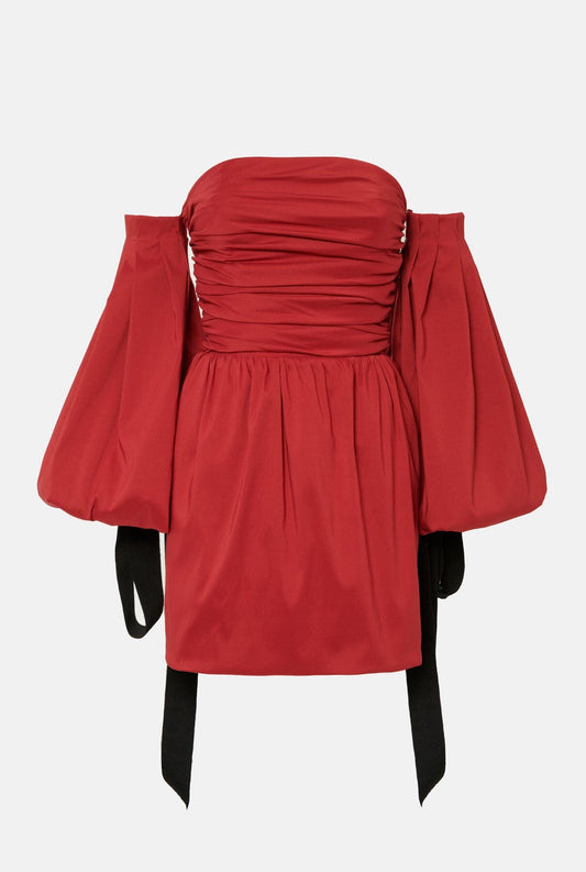 Vestido rojo mini bloom Dresses Juan Vidal 