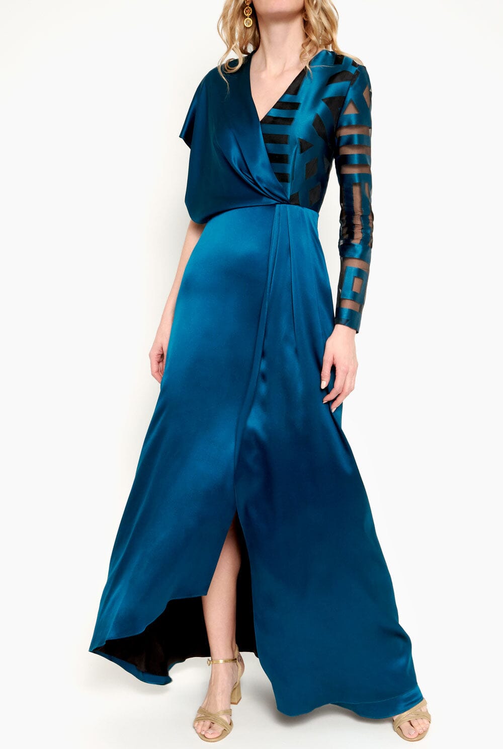 Vestido Sahel Azul Dresses Miguel Marinero 