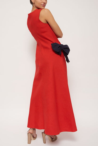 Vestido semientallado lazo red - Unique piece dress Devota & Lomba 