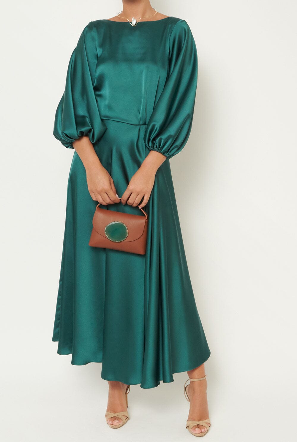 Vestido Tilda Verde Esmeralda Dresses Duyos 
