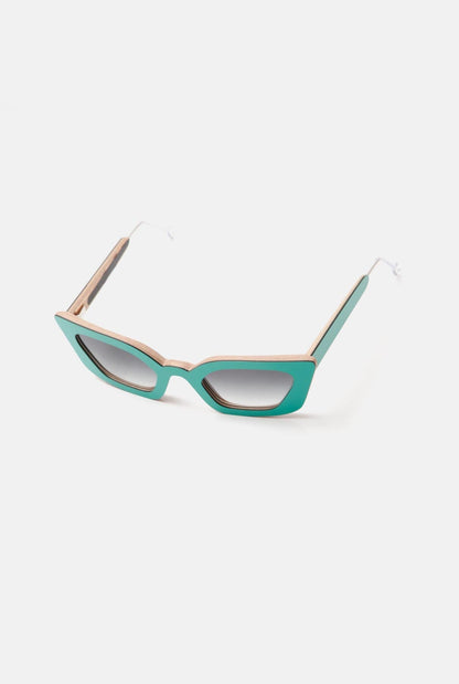 Victoria Emerald Green Sunglasses NINA MUR 