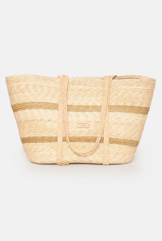 Wheat straw basket bag Bolsos Zahati 