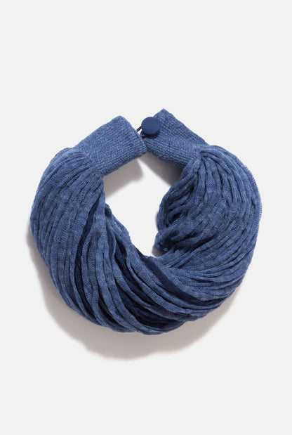Wool necklace azul - Cuello antianginas Neckclace Victoria de Talhora 