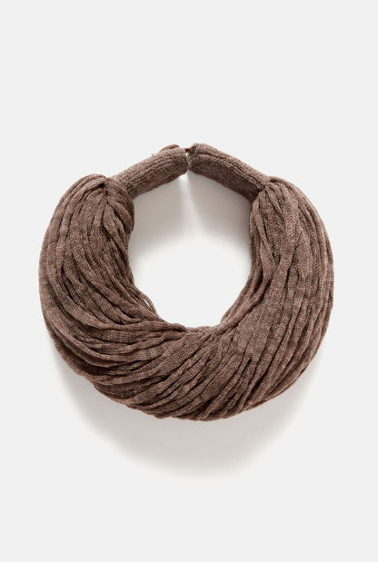 Wool necklace marrón melange Necklaces Victoria de Talhora 