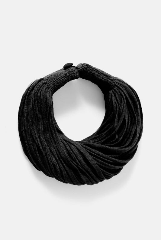 Wool necklace negro melange Necklaces Victoria de Talhora 
